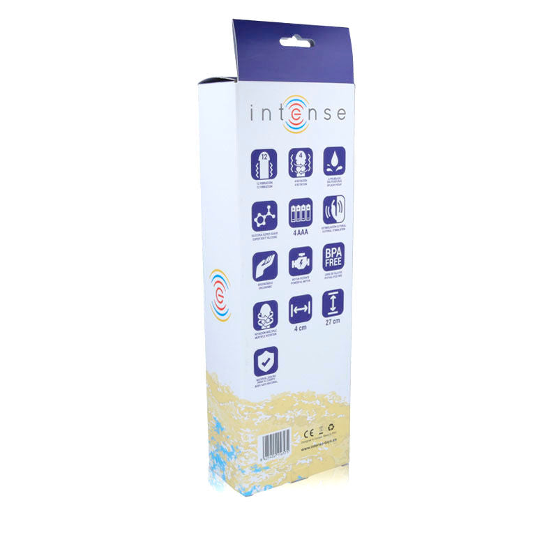 Dos du coffret Bobble Intense – caractéristiques 12 vibrations et 4 rotations