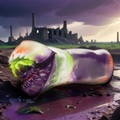 Brontes Cyclops Epic, masturbateur masculin fantasy en silicone multicolore dans un décor mythologique