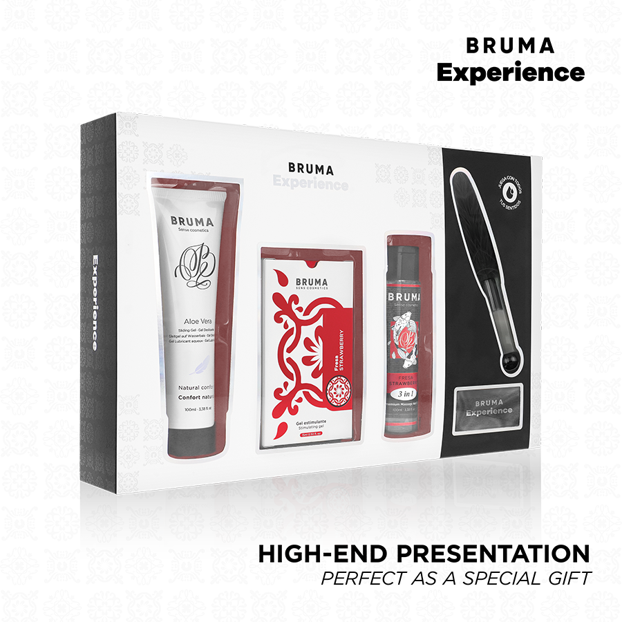 Présentation du coffret Bruma Xperience Fraise Douce et de ses trois soins