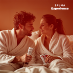 Couple en peignoirs avec les soins Fraise Douce Bruma Xperience