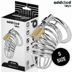 Cage à pénis Iron Cell taille S en métal Addicted Toys avec coffret