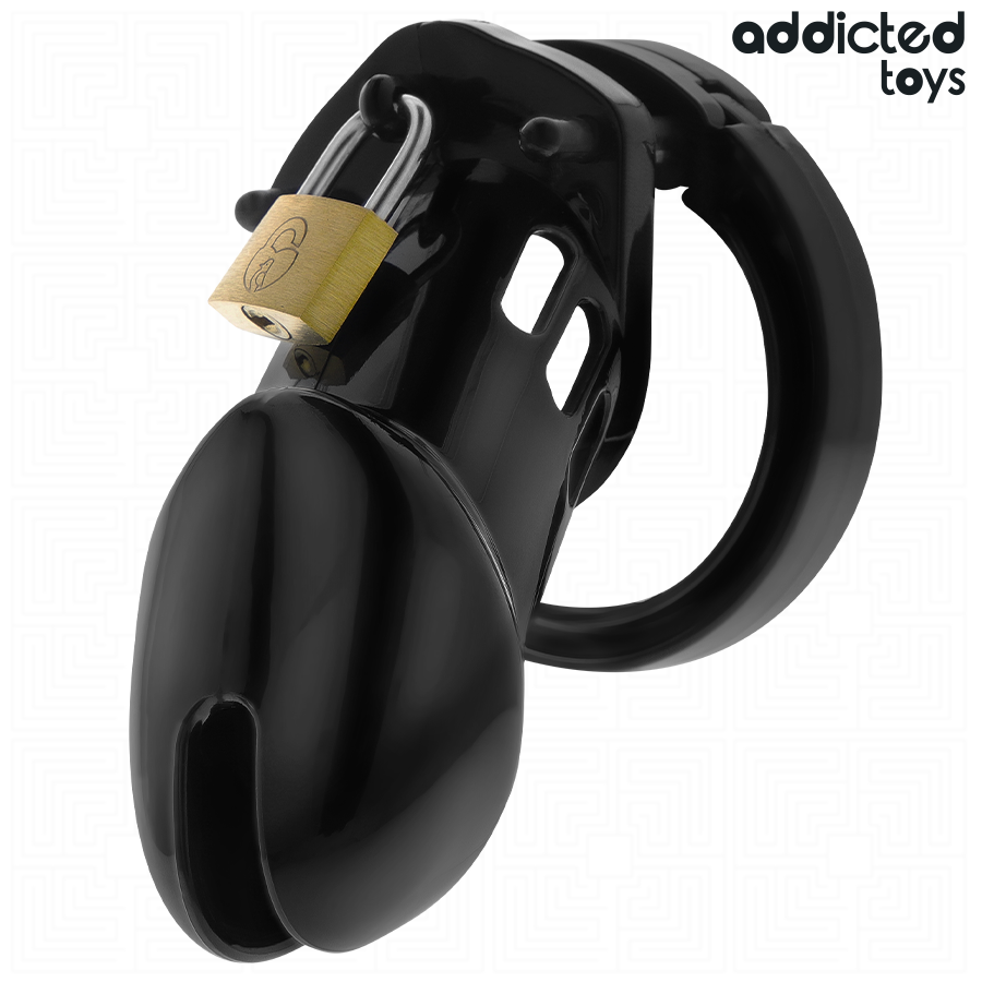 Cage à pénis Obsidian Hold M noire Addicted Toys vue seule