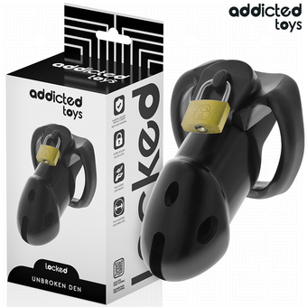 Cage à pénis Unbroken Den 9,8 cm – Addicted Toys