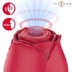 Boîte Camellia Intense stimulateur clitoridien bordeaux face et dos