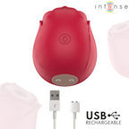 Camellia Intense bordeaux rechargeable avec câble USB magnétique
