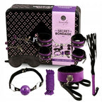 Coffret Secretplay violet et noir avec ses accessoires assortis