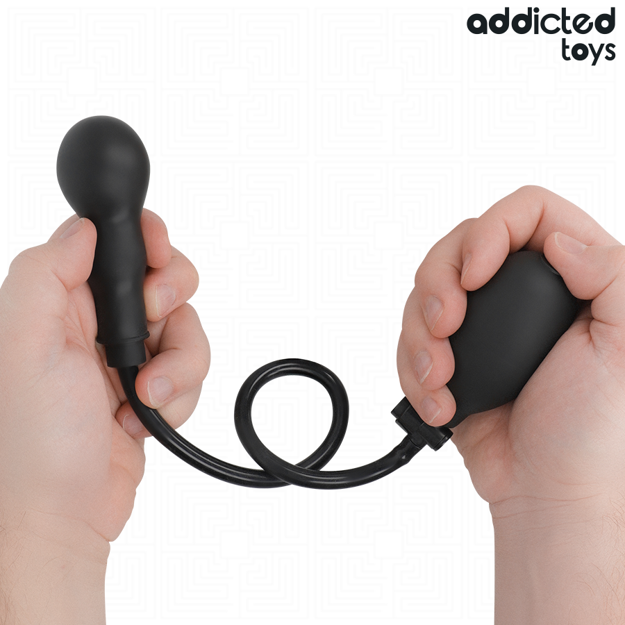Comparaison des tailles de la gamme de plugs gonflables Addicted Toys