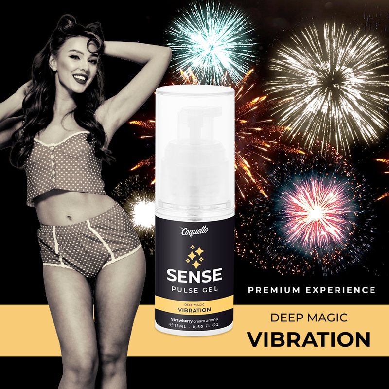 Univers sensoriel du gel Sense Pulse Fraise Coquette Chic Désir