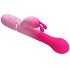 Dejon Pretty Love rabbit 3-en-1 rose vue inclinée