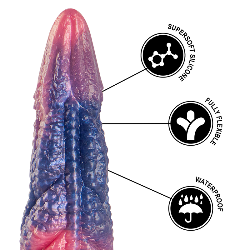 Dionysus Epic – détail du silicone Supersoft, flexible et waterproof