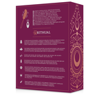 Caractéristiques Esha Rithual sur emballage : 10 modes, double moteur, USB et IPX5