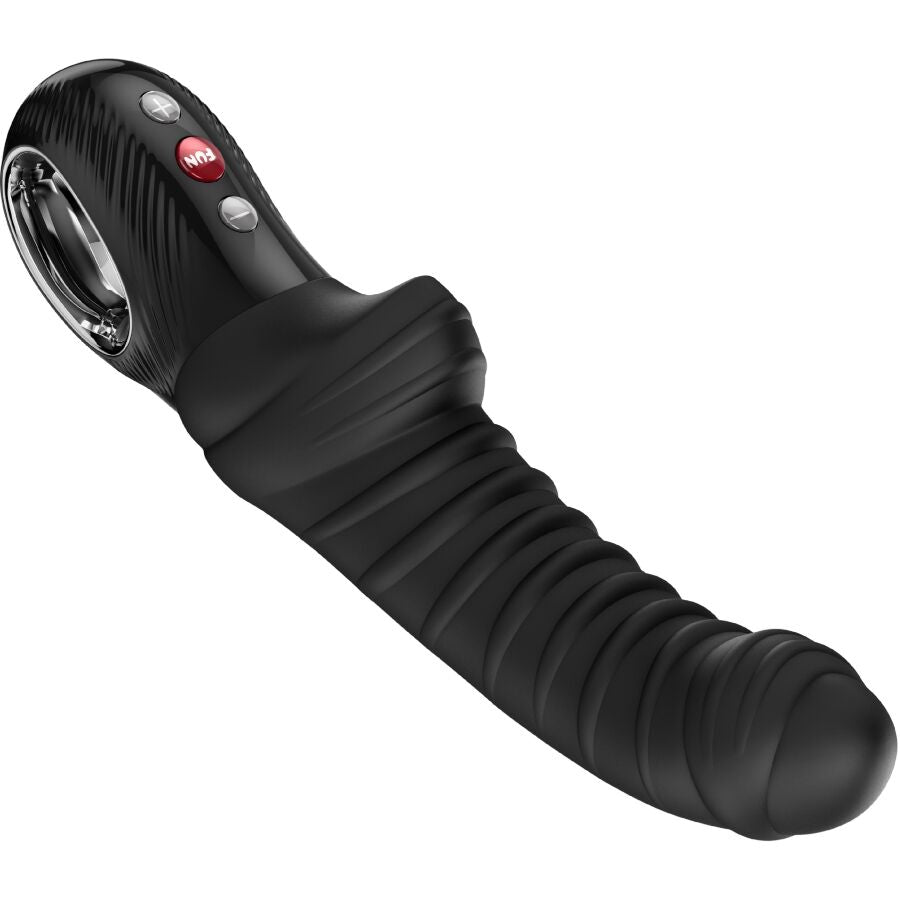 Fun Factory Tiger G-Spot noir – texture nervurée en silicone et courbe de stimulation