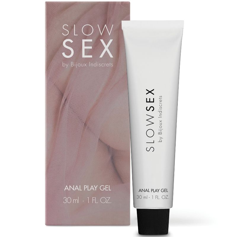 Gel anal Slow Sex Bijoux Indiscrets 30 ml avec tube et boîte