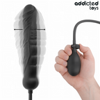 Volume ajustable du godemichet gonflable XL Addicted Toys Modèle 5 avec poire manuelle