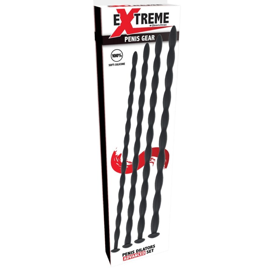 Emballage du set Hidden Desire Extreme Advanced avec 4 dilatateurs urétraux