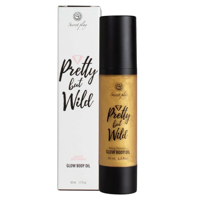 Huile corporelle glow Pretty But Wild Secretplay 50 ml avec flacon et boîte