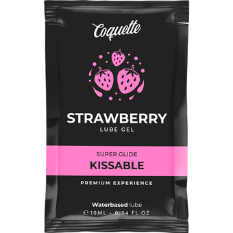 Lubrifiant kissable fraise 10 ml – Coquette Chic Desire