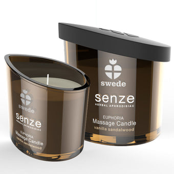 Bougie de massage Senze Euphoria Vanille & Bois de Santal 50 ml – Swede