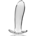 Détails base évasée du plug en verre borosilicate