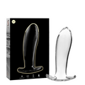 Plug anal en verre borosilicate clair Nebula Series by Ibiza