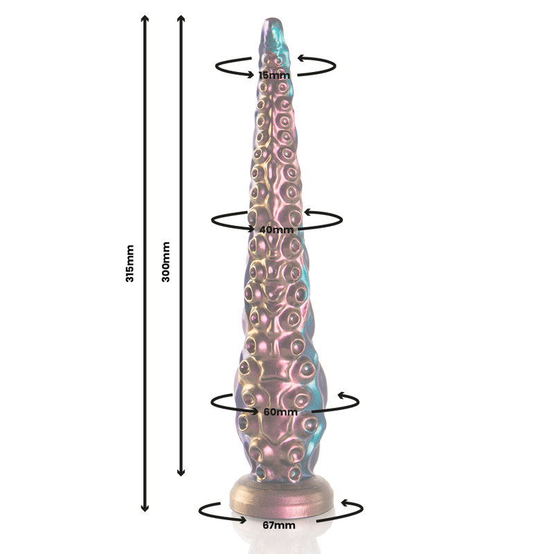 Dimensions Charybdis Epic grande taille longueur 31,5 cm
