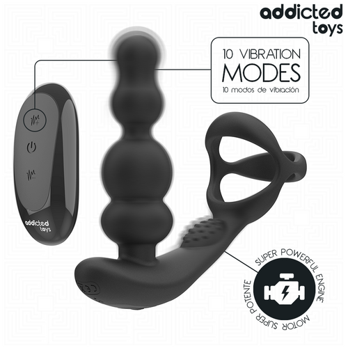 Addicted Toys – Masseur prostate rotatif télécommandé