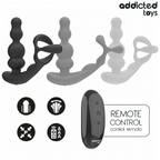 Forme ergonomique du masseur prostate rotatif noir Addicted Toys
