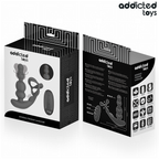 Masseur prostate rotatif rechargeable Addicted Toys avec télécommande et câble USB
