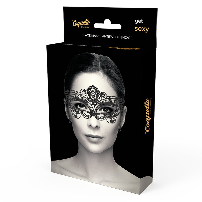 Vue complémentaire du masque fin Coquette Chic Desire