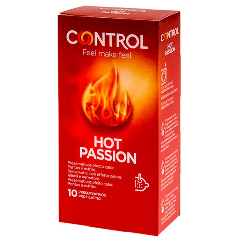 Préservatifs chauffants Hot Passion x10 Control