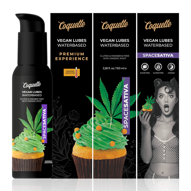Lubrifiant vegan saveur Space Sativa Coquette Cosmetics