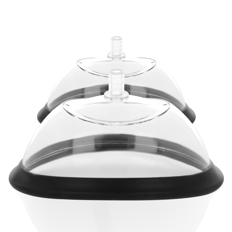 Deux coupelles interchangeables transparentes avec bord souple pour pompe Intense