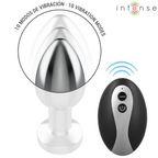 Plug anal Intense en métal avec 10 modes de vibration et télécommande sans fil