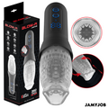 Masturbateur automatique Blow-R Jamyjob noir et transparent avec son coffret