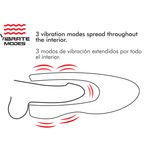 Trois modes de vibration du masturbateur Jamyjob Spin-X