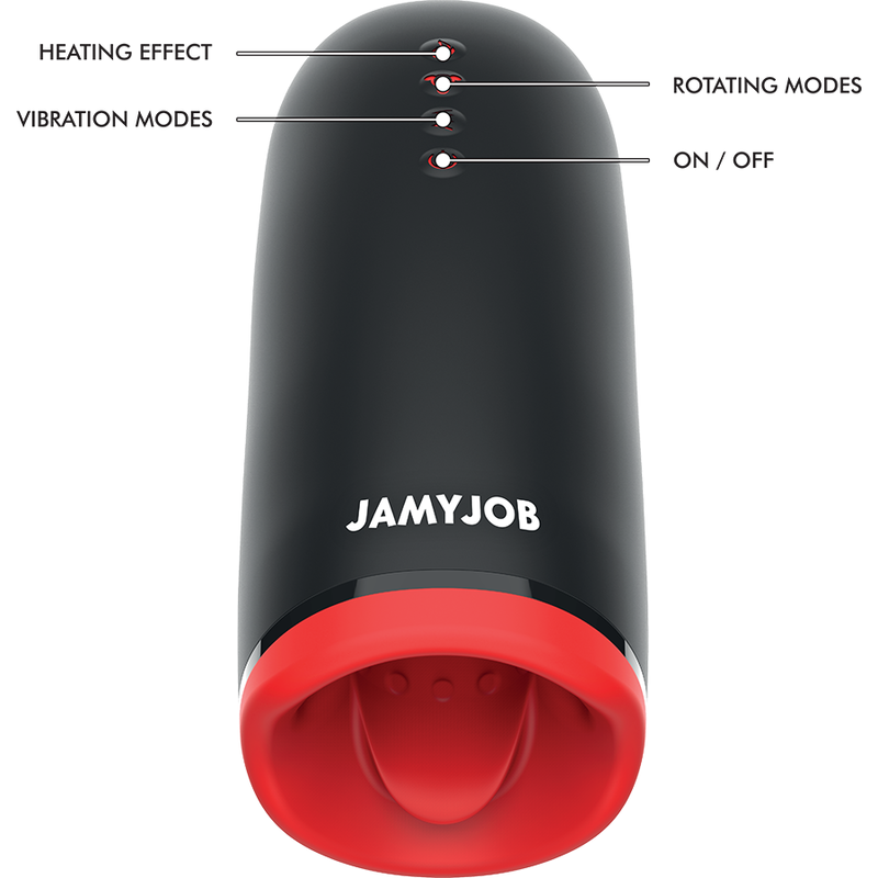 Commandes du Jamyjob Spin-X pour chauffage rotation vibrations et marche
