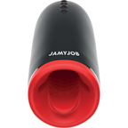 Masturbateur masculin Jamyjob Spin-X noir et rouge – vue principale