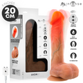 Logan Mr Intense, gode vibrant chauffant avec télécommande, ventouse et packaging 20 cm
