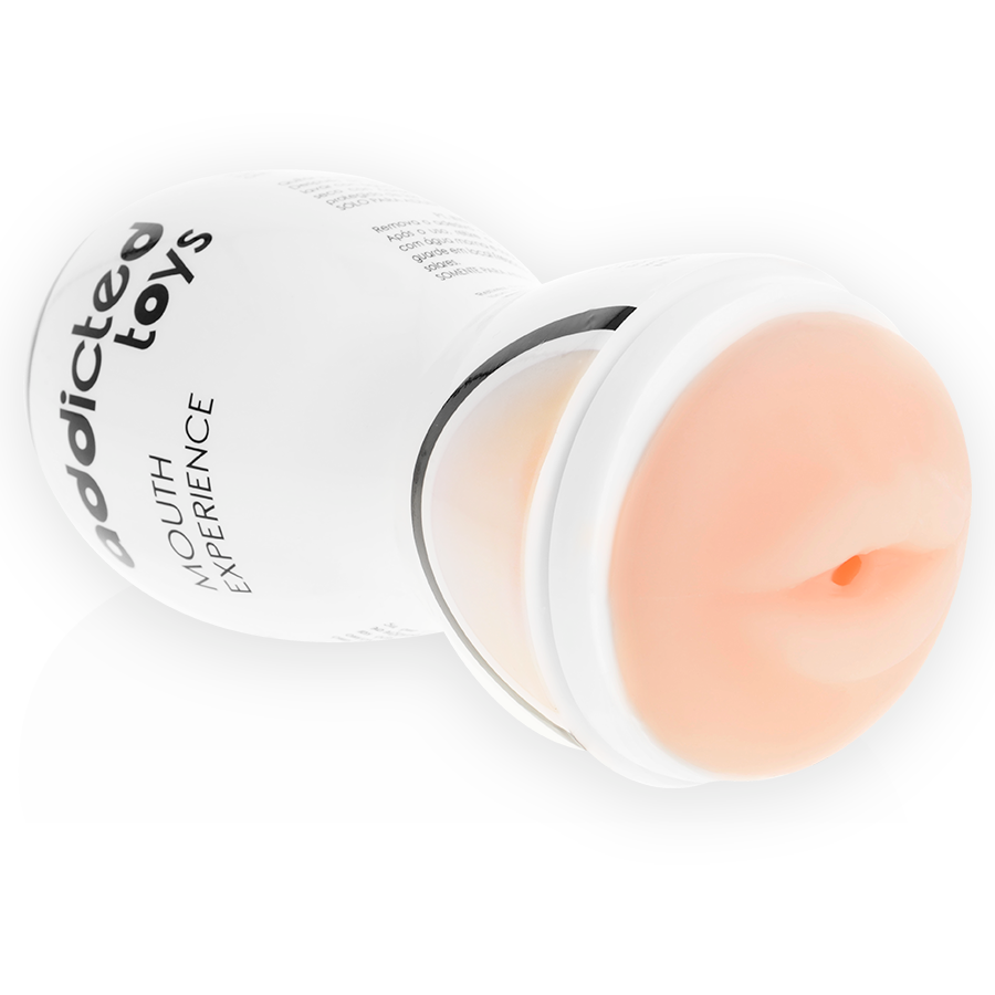 Masturbateur Mouth Experience Addicted Toys avec manchon buccal souple amovible