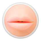Ouverture bouche réaliste du masturbateur Mouth Experience Addicted Toys en TPR couleur chair
