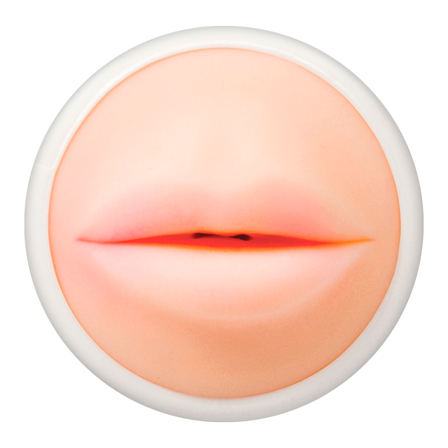 Ouverture bouche réaliste du masturbateur Mouth Experience Addicted Toys en TPR couleur chair