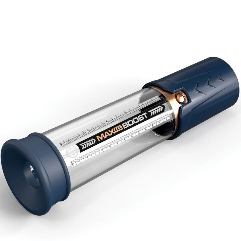 Max Boost Pump Worx vue inclinée avec cylindre transparent et manchon silicone