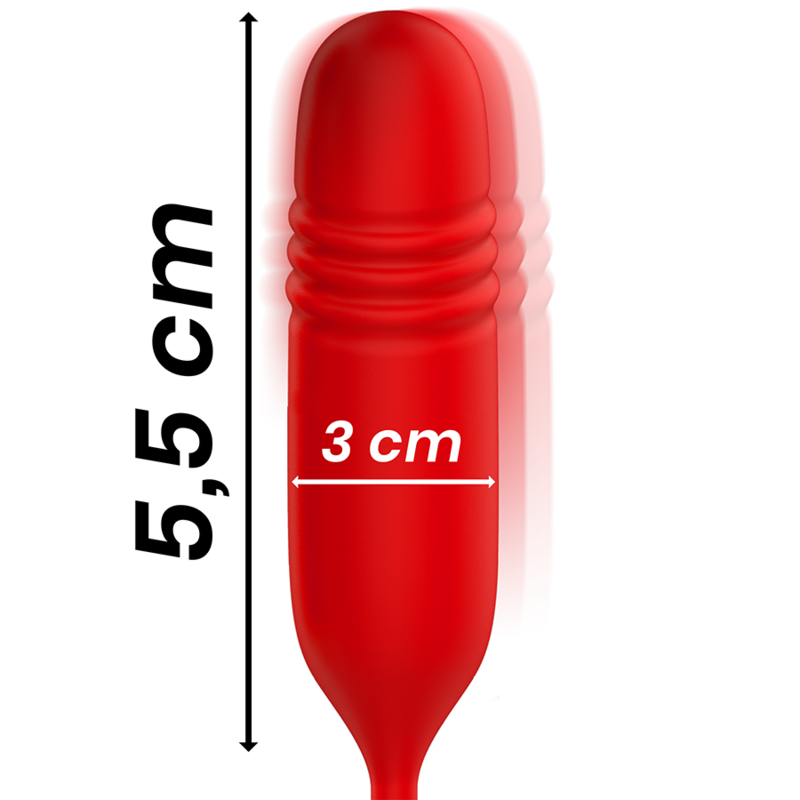 Dimensions embout Mia Amalfi : 5,5 cm de long et 3 cm de diamètre