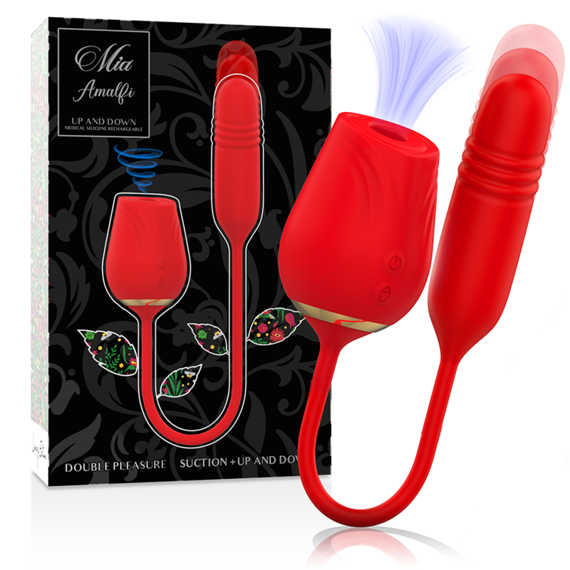 Mia Amalfi Double Pleasure rouge avec coffret noir