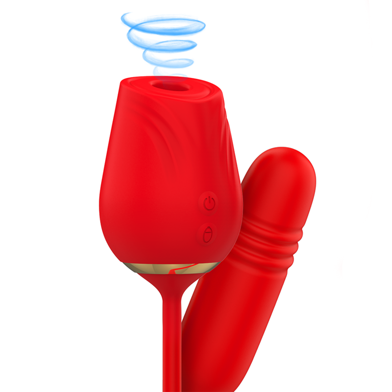 Mia Amalfi – tête de succion clitoridienne rouge avec pulsations d’air