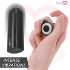 Moressa Nix noir – télécommande sans fil et vibrations intenses