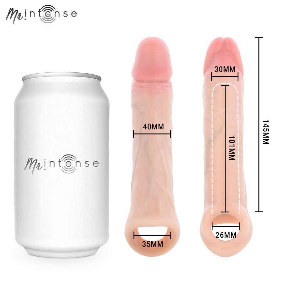 Dimensions Arnold M Mr Intense 14,5 cm et largeur maximale 4 cm