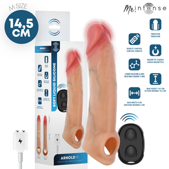 Arnold – Gaine pénienne vibrante télécommandée | Mr Intense
