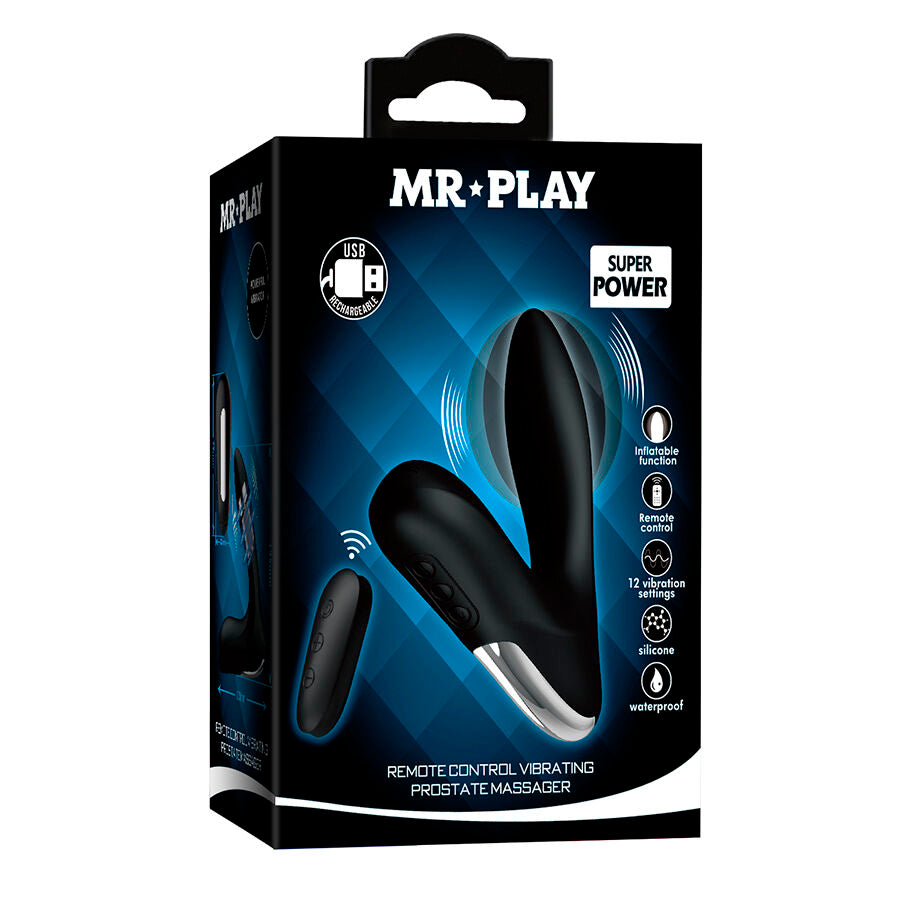 Masseur prostate MR Play noir avec télécommande sans fil