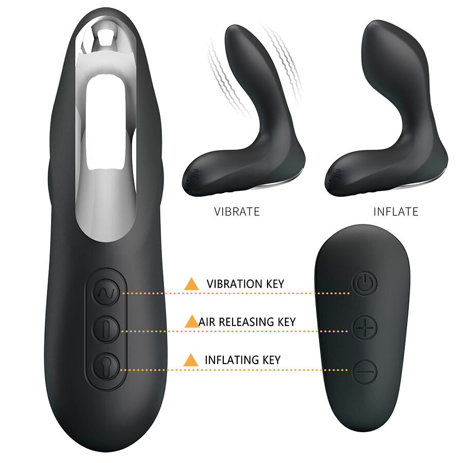 Masseur prostate MR Play – fonctions vibration et gonflage